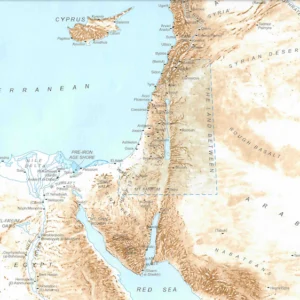 Regional Study Map 8: Jerusalem to Rome