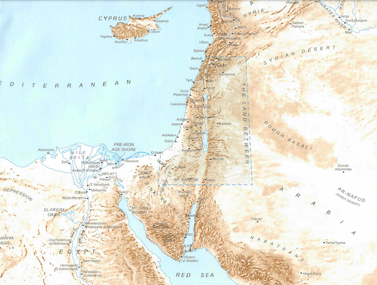 Regional Study Map 8: Jerusalem to Rome